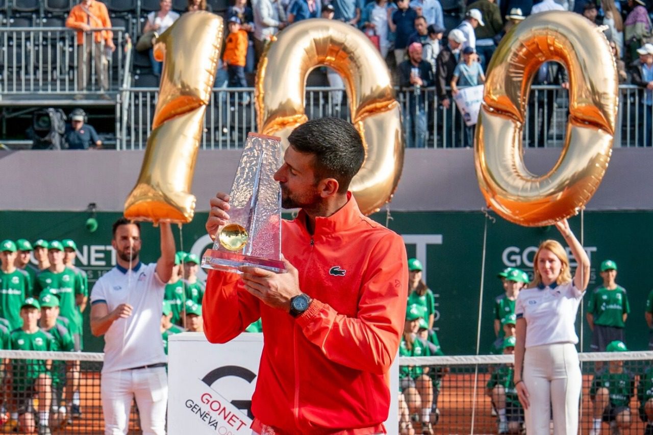Djokovic entra para o seleto grupo de tenistas com 100 títulos nível ATP