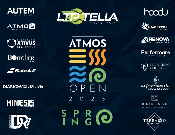 ATMOS OPEN 2025 – SPRING (Etapa 8) – Chaves e horários dos jogos
