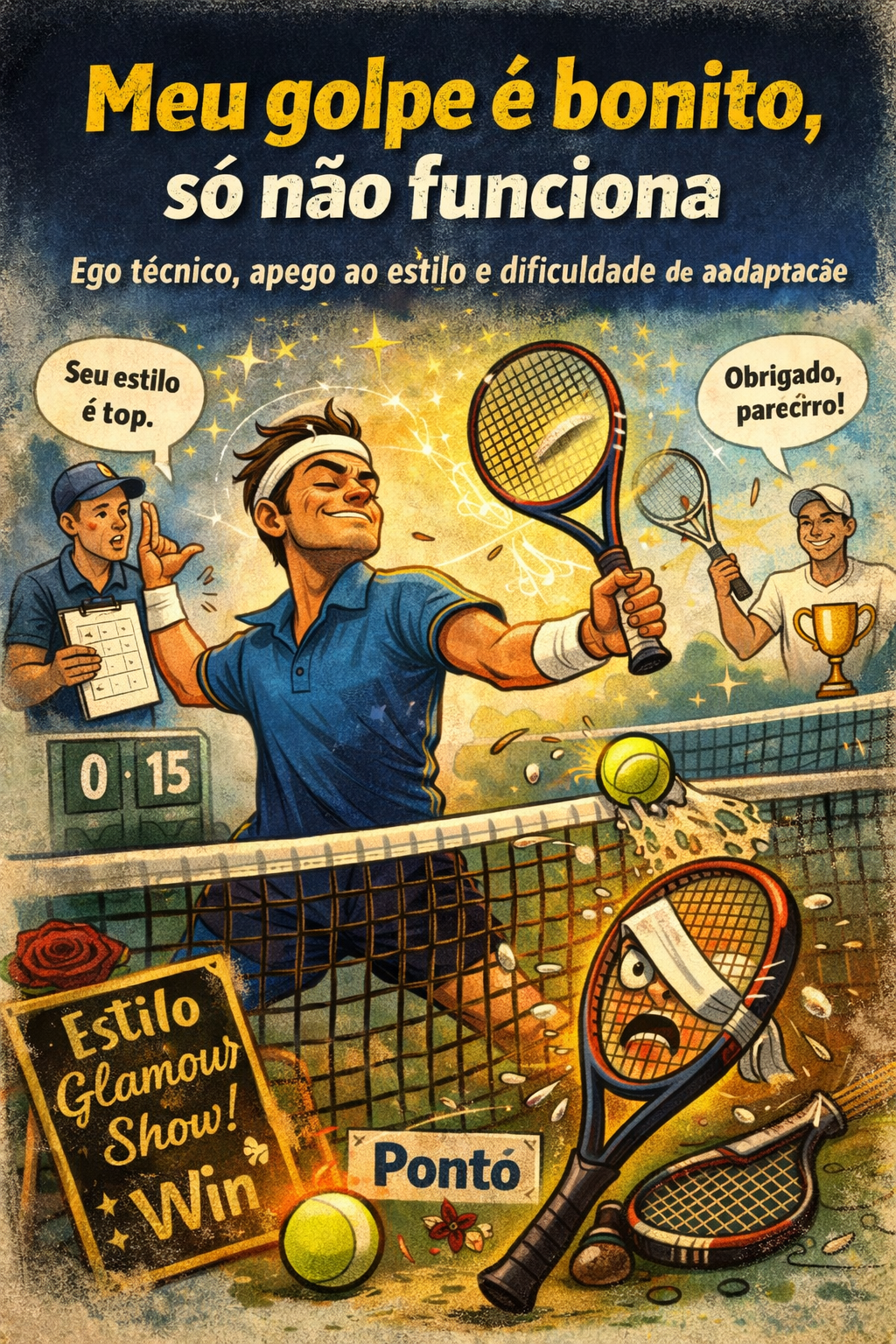 Meu golpe é bonito, só não funciona